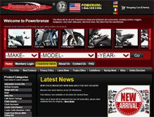 Tablet Screenshot of powerbronzeusa.com